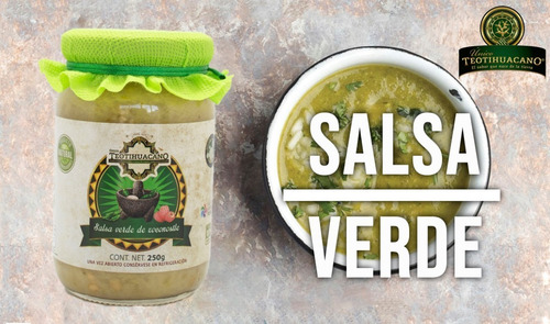 Imagen 2 de 3 de Salsa Verde De Xoconostle 250g
