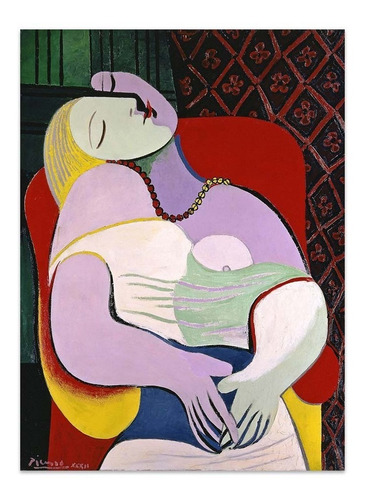 Cuadro Canvas Fine Art El Sueño Pablo Picasso 51x70 M Y C