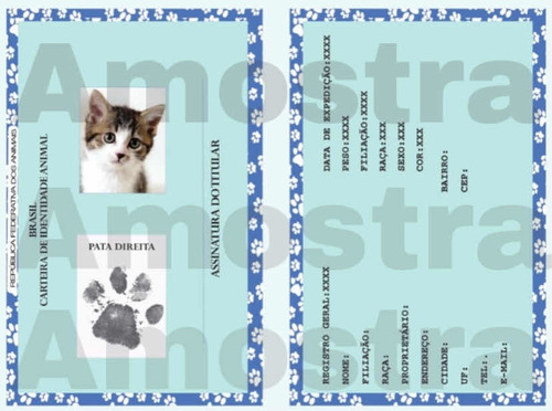 Imagem 5 de 5 de Certidão De Nascimento Pet E Rg Pet