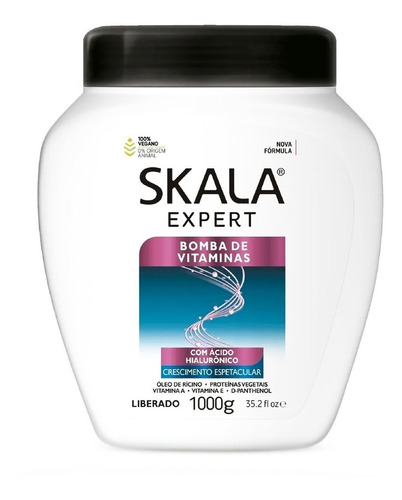 Skala Bomba Vitaminas S.o.s Crecimiento Máscara Vegana X 1kg