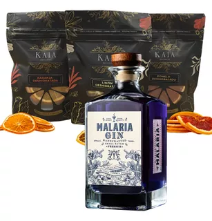 Gin Malaria 700ml Con Botanicos Deshidratados Premium
