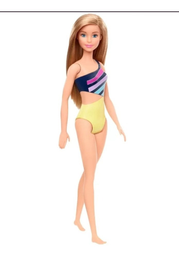 Muñeca Barbie Malla Biquini Dia De Playa