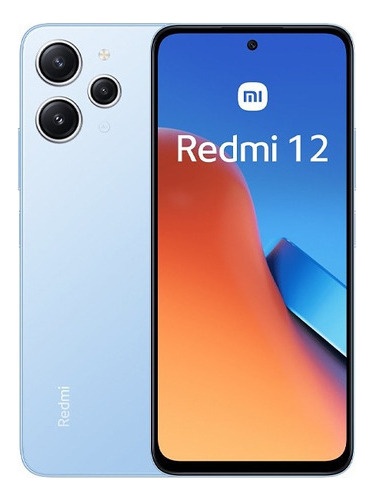 Smartphone Xiaomi Redmi 12 256gb 8ram Azul Lançamento