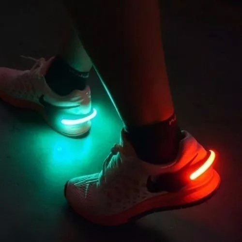 Luz Led Clip Muñeca Tobillo Zapatilla Para Ciclismo Running