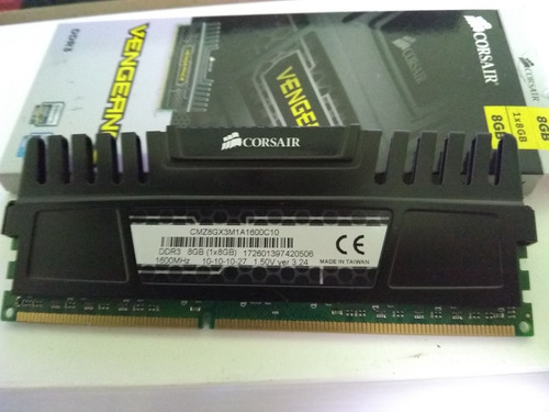 Imagem 6 de 7 de Memória Corsair Vengeance Ddr3 16gb (2x8gb) 1600mhz