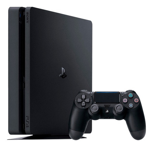 Playstation 4 Slim Sony+ 5 Juegos Físicos+2 Controles +carga
