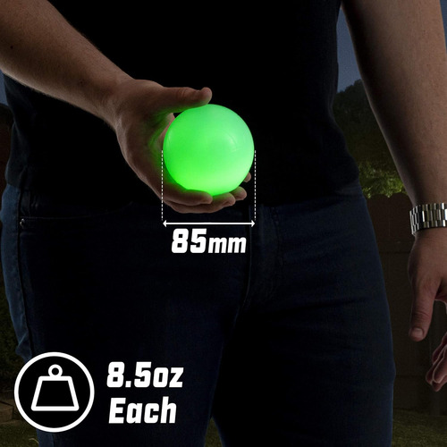 Juego De Petanca Led Gosports De 100 Mm, Incluye 8 Luces...