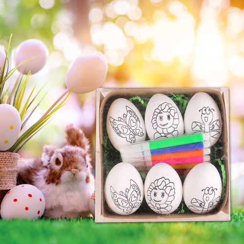 Cbq Huevos De Pascua Diy Pintura Artesanía Huevos Rellenos