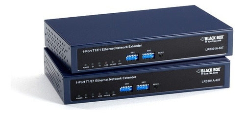 Equipo Black Box, 1 Port T1/e1 Ethernet Network Extender.