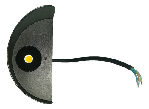 Arbotante Led De Pared 10w Diagonal Ip68 Exterior Interior Color Diagonal Negra Luz Calida 3500k