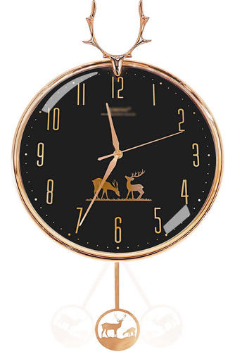 Reloj De Pared Moderno Con Decoración De Péndulo, Reloj Sile