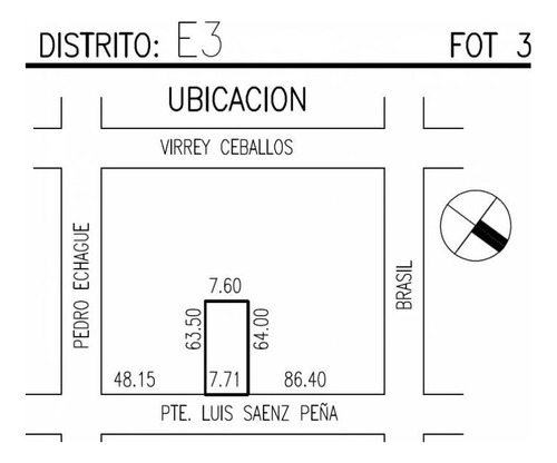 Oportunidad! - Consitutción - Proyecto Realizado - 1200 Metros Vendibles