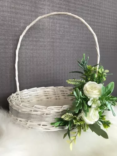 Cesta para decorar bodas