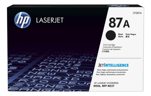 Cartucho De Tóner Hp Laserjet 87a 8550 Páginas Negro