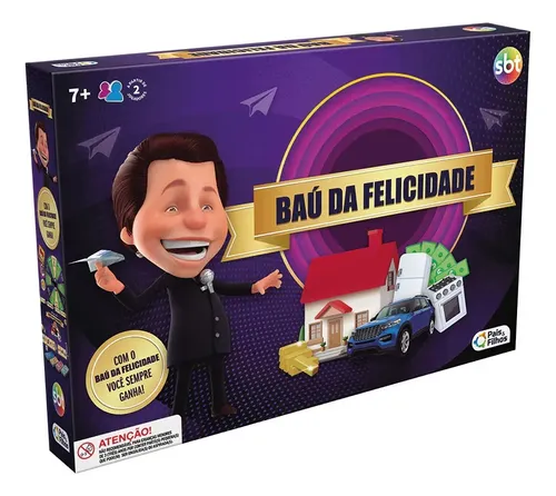 Jogo De Tabuleiro Baú Da Felicidade Pais E Filhos