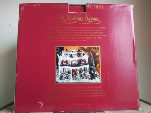 Villa Navideña St Nicholas Square De 25cm Porcelana