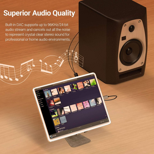 Cable De Audio Cubilux Usb C A Rca, Tipo C A Dual Rca Ster..