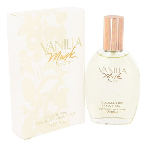 Colonia 1.7 Onzas Vanilla Musk Por Coty Para Mujer En Spray