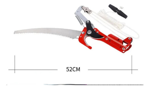 Podador De Galhos Altos Serrote E Tesoura 35cm 2 Em 1