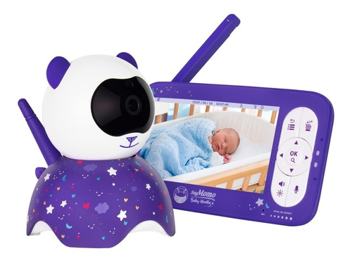 Soymomo Baby Monitor Pantalla Color Hd 5  Cam 355°
