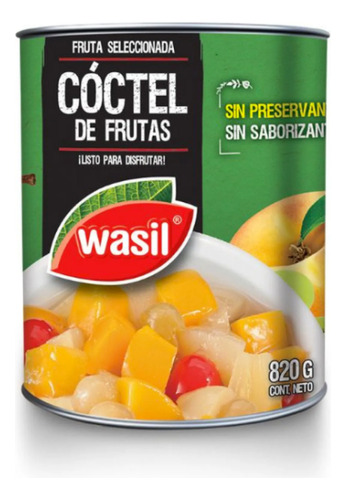 Cóctel De Frutas Wasil 820g