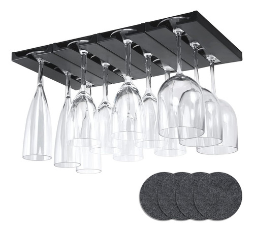 Ptbeenta Estante De Plásstico Para Copas De Vino, Soporte Pa