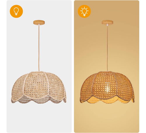 Luces Colgantes De Ratán, Lámpara De Techo Colgante, Lámpara