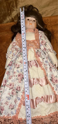Antigua Muñeca Cara De Porcelana 39cm (Usado)