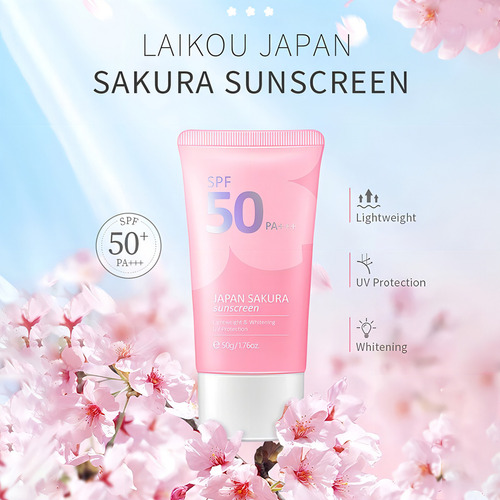 Crema Protectora Solar Sakura, Protector Solar Facial, Spf50