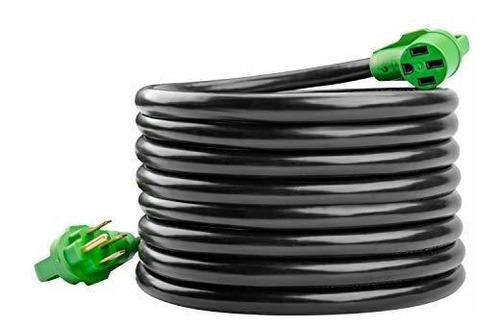 Cable Rv 50 Amp 50 Pies, Indicador Led, 14-50p/r, Verde