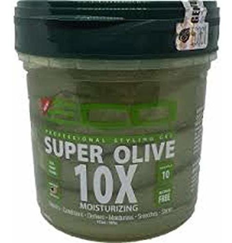 Gel Para Cabello - Gel De Peinado Eco Super Olive 10x Hidrat
