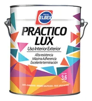 Comprar Esmalte Sintético Satinado Elbex Práctico Lux 3,6lts Color Negro