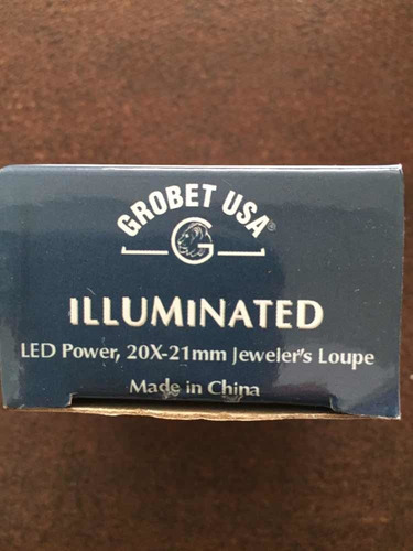 Lupa Con Lente De 21 Mm Doublet 20x, Chrome