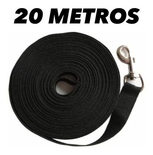 Correa Super Larga 20 Metros Paseos Mascotas Seguridad Arnés