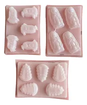 Comprar 3 Moldes Virgen Virgencita Virgenes Para Bautizo Comunión