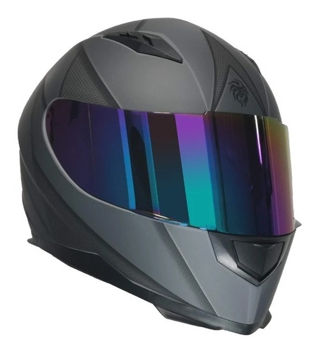 Casco Cerrado Kov Novak Blade Gris Cert Dot Moto Color Gris oscuro Tamaño del casco XL