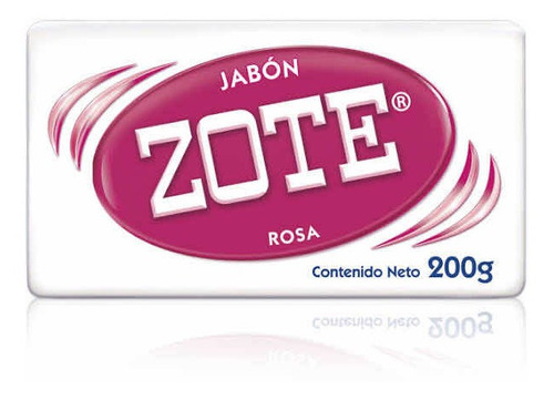 Caja Jabón Zote Rosa 50 Piezas De 200g C/u