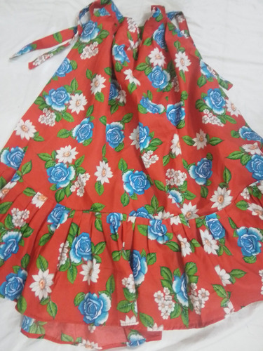 Falda Tabasqueña Floreada Del Traje Tipico De Tabasco