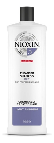 Nioxin Cleanser Sistema 5 Shampoo Menta 1000 ml
