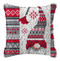 Comprar Lapatain Kits De Gancho De Pestillo Para Funda De Almohada, Funda De Cojín De Costura Hecha A Mano, Ganchillo Para Gran Familia, Sombrero De Navidad De 17 X 17 Pulgadas
