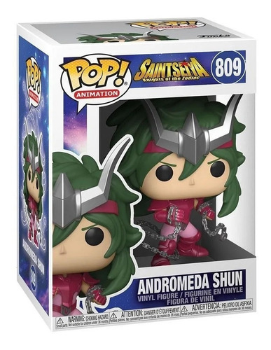 Imagen 2 de 6 de Funko Pop 809 Saint Seiya Andromeda Shun Nuevo Playking