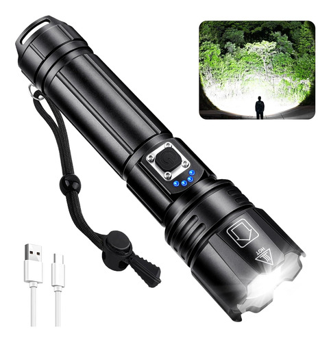 Versainsect E Flashlights High Lumens Flash Light, 9000...