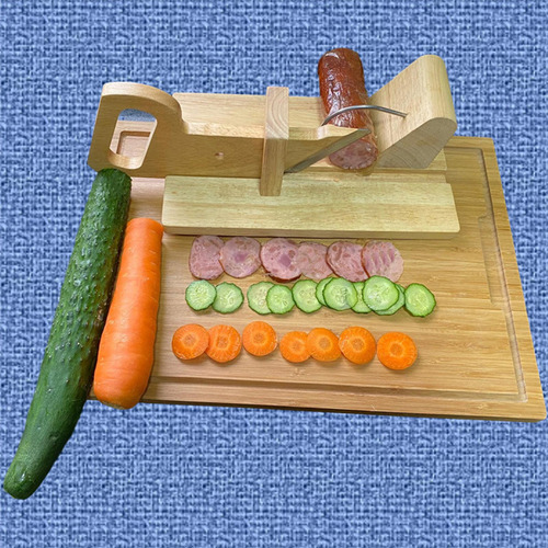 Fatiador De Salame De Madeira, Fatiador De Pão Com A