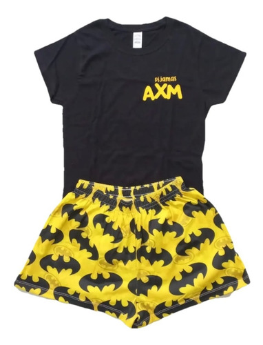 Pijama Axm Mujer Short Batman