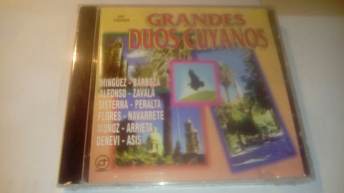 Cd Grandes Duos Cuyanos,minges-barboza,alfonso-zavala Y Mas'