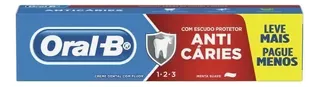 Pasta de dentes Oral-B 1-2-3 Menta Suave em creme 150 g