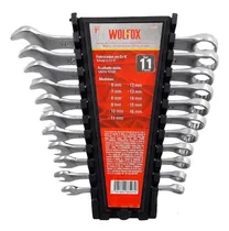 Comprar Juego Llaves Combinadas Metricas 11pzas 6-16mm Wf0202 Wolfox