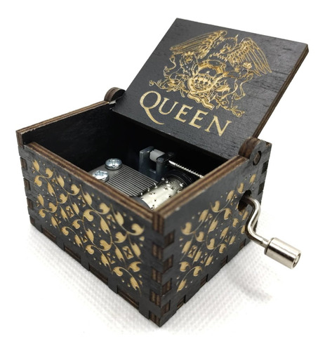 Caja Musical Queen Bohemian Rhapsody Madera Freddie Mercury