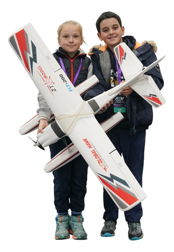 Avión Global Hawk 2.4 Ghz 3.9 Ft Rc Seaplane Trainer Rtf Color