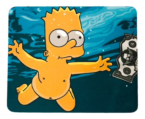 Mouse Pad Diseño Bart Simpson